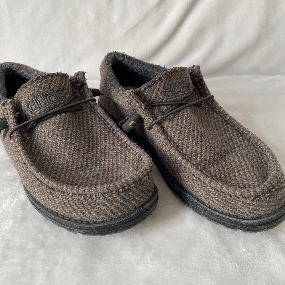 Hey Dude Wally Funk EXCLUSIVE Buckle Sherpa Copper Mens US 9